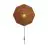 Good&Mojo Wall Light Panama Rattan Brown | Suitable for 1x E27 