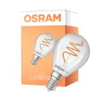 Osram Vintage 1906 LED Classic Slim E14 Pear Filament Clear 4.6W 470lm - 927 Extra Warm White | Best Colour Rendering - Dimmable - Replaces 40W